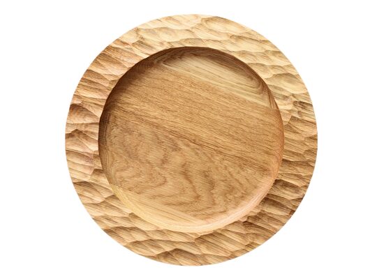 Carved texture serving tray